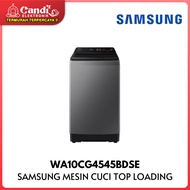 SAMSUNG Mesin Cuci Top Loading Kapasitas 10 KG Inverter WA10CG4545BDSE