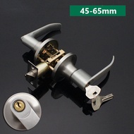 ⚡Miễn Phí Vận Chuyển⚡ Khoá tròn tay gạt thẳng cứng cáp - Khóa tay nắm cửa 25-45mm/45-65mm cho phòng