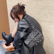 Chanel so black 黑釦CF23 🌠牛皮革黑色金屬滿天星