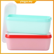 2Pcs Ice Cream Containers Double Wall Insulation Ice Cream Tub with Lid 1.5 Quarts Ice Cream Box Sli