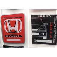 Sticker Cermin Tampal Dari Dalam Kereta Honda Civic Jazz Vtec Civic ek eg es Honda City Honda Accord Mugen