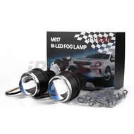 IPHCAR M617 Tricolor Bi Led Fog Lamp 3000K+4300K+5500K 3 Color Fog Light Universal for Cars and Moto