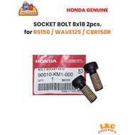 SOCKET BOLT 8x18 2pcs. for RS150 / WAVE125 / CBR150R 90010-KM1-000 | HONDA