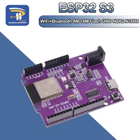 D1 ESP32-S3 WiFi+Bluetooth 8MB 16MB Flash UNO D1 R3 Board CH340 N8R2 N16R8 For ESP32 ESP-32 Developm