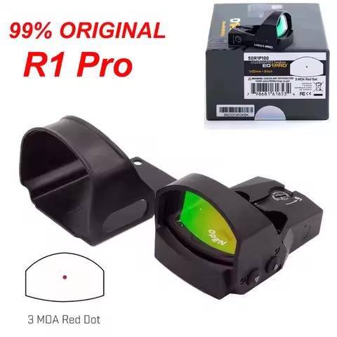 99% Original R1 PRO 1x30mm 3 MOA Red Dot Sight Compact Open Reflex Sights w/ Protective Shroud Compa