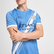 Manchester City Sailing Football Shirt Blue 2025/26 Photographed From Real Product Fan Grade AAA