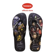 Havaianas Kids Top Marvel Flip Flops - Black