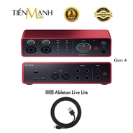 Focusrite 4i4 Gen 4 Sound Card Scarlett - USB Audio SoundCard Gen4