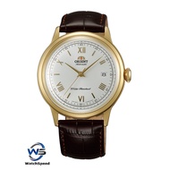 Orient FAC00007W0 Analog automatic 2nd Generation Bambino Silver Dial Gold Tone Men's Watch