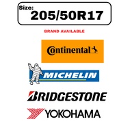 205/50R17 Continental UC7/ PCC Bridgestone RE004 Michelin Primacy 5 Yokohama ES32