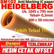 MESIN HEIDELBERG IC PAPER SM102 SAND PAPER CYLINDER TRANSFER SORS MACHINE