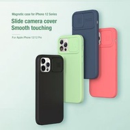 Apple iPhone 12 Pro Max / iPhone 12 Pro / iPhone 12 - Nillkin 潤鏡磁吸液態矽膠保護殼 支援 MagSafe 保護鏡頭滑蓋設計 保護套 Ca