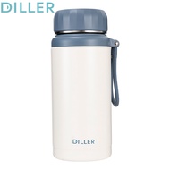 Diller Large Vaccum Thermos Flask Water Bottle Temperature Retention 24Hours Stainless Steel MLH8979