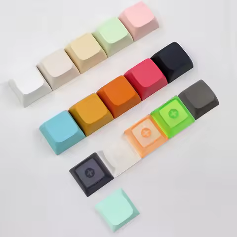 XDA Profile PBT Keycaps Mechanical Keyboard 1U Ball Print Blank Customized Gamer Mixed Color Keycaps