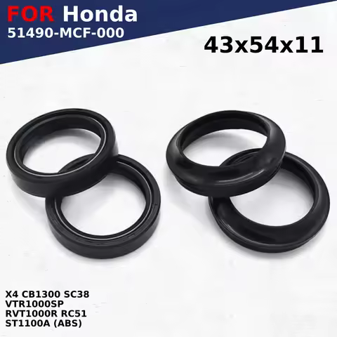 Motorcycle Oil Seal Front Fork Absorber Dust Seals For Honda X4 CB1300 SC38 VTR1000SP RVT1000R RC51 