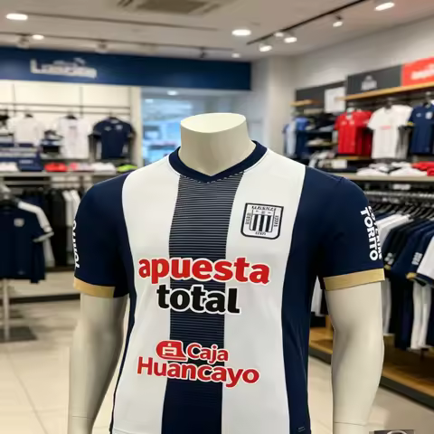 Peruvian Style 2025 New Alianza Lima 3D Printed Football Suit, Casual Sports T-shirt, Adult and Chil