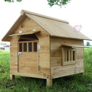 Dog House Outdoor Rainproof Windproof Outdoor House House Inner Outer Dog Cage Wooden Dog House Dog 