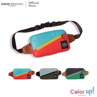 Louis Montini (Color Up) กระเป๋าคาดอก Belt bag for unisex กระเป๋าสะพายพาดลำตัว ผู้ชาย-ผู้หญิง nylon bag BCG09