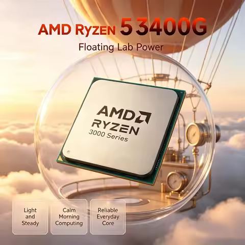 AMD Ryzen 5 3400G R5 3400G Gaming Processor CPU 4-Core 8-Thread 4.2GHz AM4 Vega 11 Graphics L3 8M