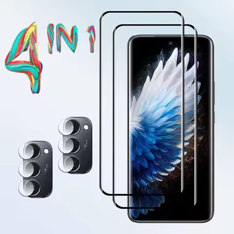 Screen Glass For Tecno Spark 40 pro plus Curved Tempered glass 3D Anti-Scratch Front film +Soft fibe