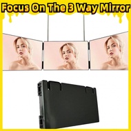 [Focus On The 3 Way Mirror]3 way mirror Three-fold Mirror Three-Sided Mirror Self-Service Haircut Re