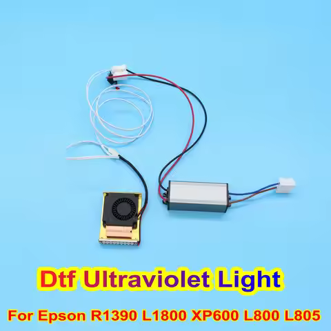 UV Lamp For Epson L1800 L805 UV Ink Curing Lamp L800 LED Ultraviolet Light Kit For Epson R1390 XP600