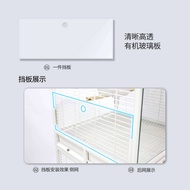 Mestercock Double Layer Glass Parrot Cage Transparent Large Size for Small Pets Sugar Glider Squirre