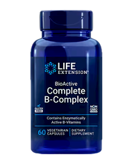 American Life Extension Vitamin B Complex Active B Complex Methylcobalamin Methyl Folate Inositol Ni