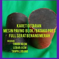 karet mesin paving blok/batako pres 1set 4 biji terbatas