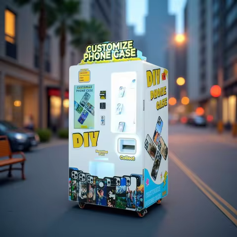 Instant Phone Case Printing Vending Machine Manufacturer Dealer UV LED Tech Custom Design Kiosk Supp