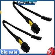 2 Pcs LP4 Molex Male to CPU 8 Pin (4+4) EPS-12V Power Adapter Converter Sleeved Cable 13-Inch(33cm)