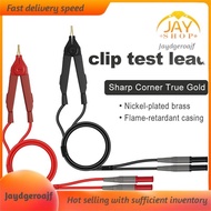 [Jaydgeroajf]For -DQ01/-DQ02 Kelvin Test Probe Lead PVC Material Kelvin Clip Wire Test