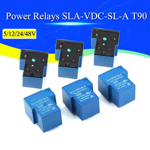 1/5/10Pcs Power relay SLA-05VDC-SL-A SLA-12VDC-SL-A SLA-24VDC-SL-A -C T90 30A 4/5/6PIN 5V 12V 24V 48