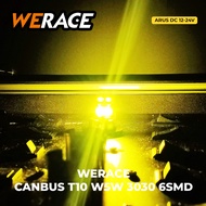 WERACE LED Chip CANBUS T10 Mini 3030 6 Mata 6SMD 6LED Width Light 12-24V