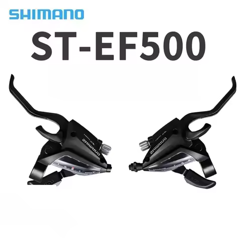 SHIMANO ST-EF500 Integrated Brake Shifter, 3×7/3×8 Speed 21/24-Speed Combo Shifter for MTB