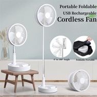 【SG Stock】7200mAH Portable Folding Fan Rechargeable USB Fan Stand Fan Adjustable Height