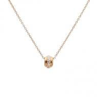 PIAGET 18K玫瑰金鑽石Possession時來運轉系列鑲鑽項鏈