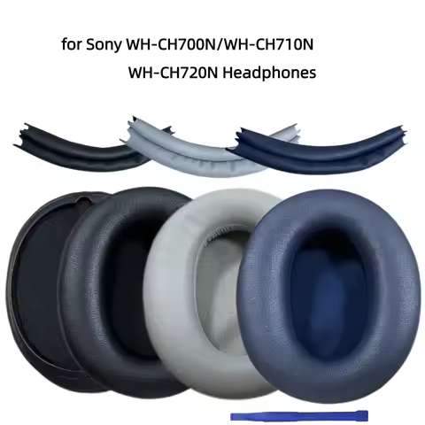 WH-CH710N Replacement Earpads Ear Cushions Ear Pads for Sony WH-CH700N WH-CH710N WH-CH720N Headband 