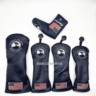 Black No. 1 Wood No. 3 No. 5 Wood Iron Wood Putter Golf Club Cap Cover Ball Head Protective Rod Cove