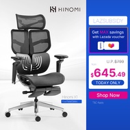 Hinomi X1 Ergonomic Home Office Chair With 3D Back Support | Leg Rest | Gaming | Mesh Chair