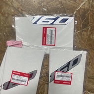 160 ab stamp Honda front bumper stamp 160 ab Honda front bumper stamp