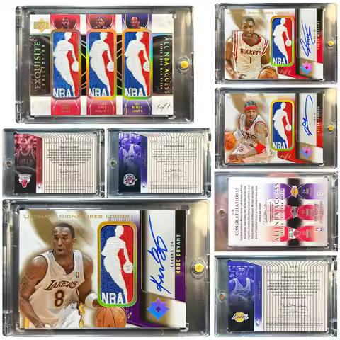 PANINI DIY homemade logoman Basketball Star Trading Card James Carter McGrady Iverson Kobe Jordan an
