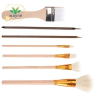 7 Pieces Ceramic Glaze Tools, Pottery Supplies Different Shapes of Pottery Glaze Brushes for Pottery