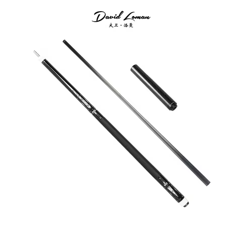 DAVID LOMAN Phantom Leather Grip Carbon Fiber Billiard Cue（Weight Can Be Adjusted）
