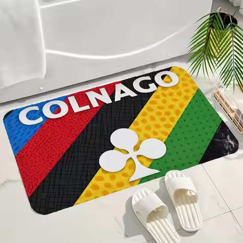 Bicycle Mat C-Colnago Floor Mat Rectangle Anti-slip Home Soft Badmat Front Door Indoor Outdoor Mat W