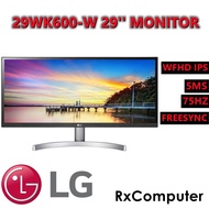 LG 29WK600-W 29'' 21:9 ULTRA WIDE WFHD IPS ( 5MS / 75HZ / FREESYNC) MONITOR