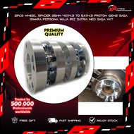 2Pcs Wheel Spacer 25mm 4x114.3 to 5x114.3 Proton GEN2 Saga Iswara Persona Waja Iriz Satria Neo Saga 