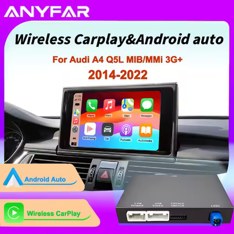 OEM Screen Upgrade Wireless Carplay Auto For Audi A4, A5, A6, A7, Q2L, Q5L, Q7 2014-2022 MIB/MMi 3G 