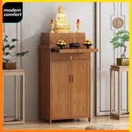 Home Altar Cabinet Chinese Style Altar Stand Cabinet God of Wealth Cabinet Living Room Altar Offerin
