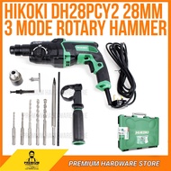 HIKOKI DH28PCY2 ROTARY HAMMER NEW MODEL C/W DRILL BIT SET